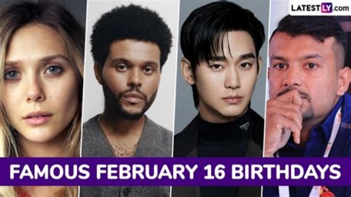 10+ Notable Celebrities With February 16 Birthdays