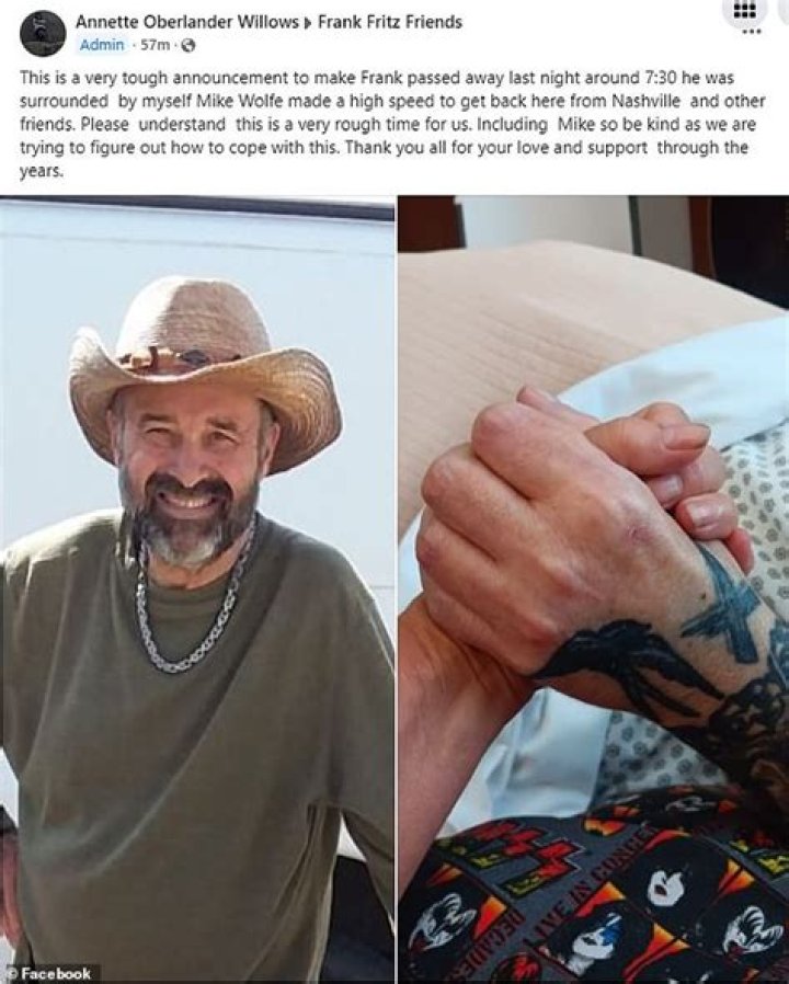 "American Pickers" Star Frank Fritz Tragically Passes Away