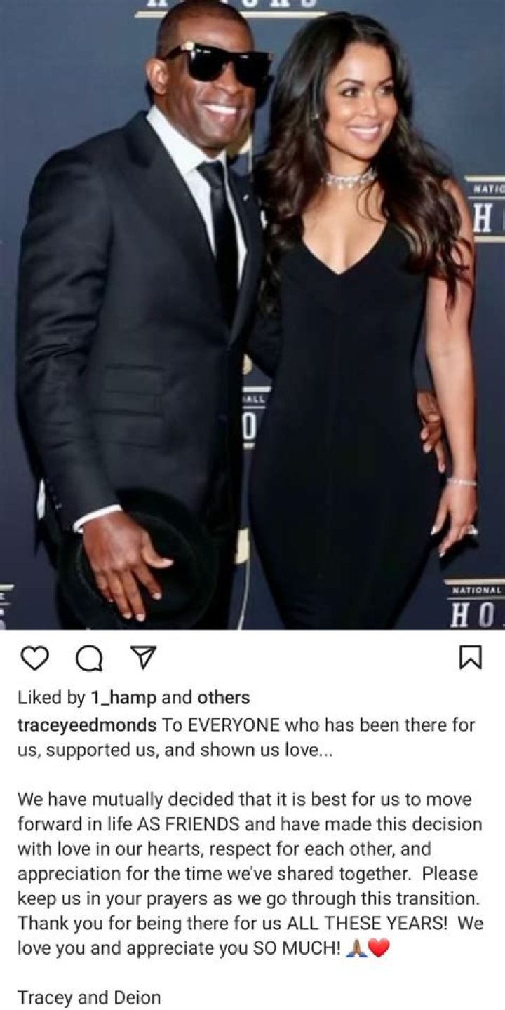 Deion Sanders And Tracey Edmonds: A Look At Their Relationship