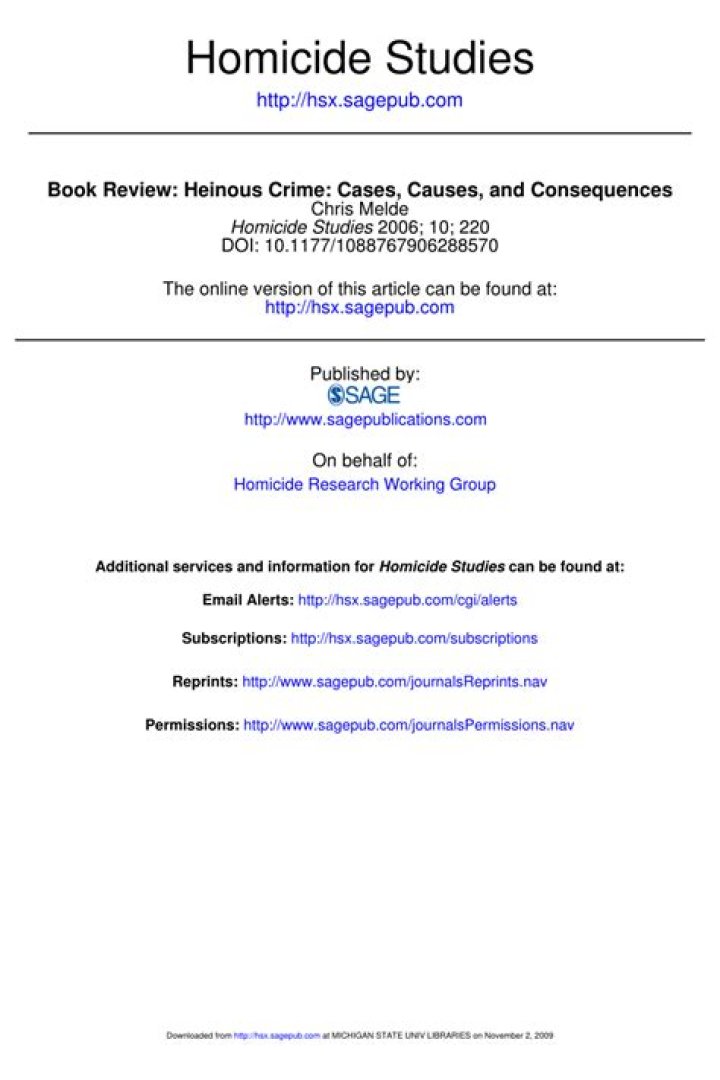 Uncovering The Truths And Consequences Of A Heinous Crime